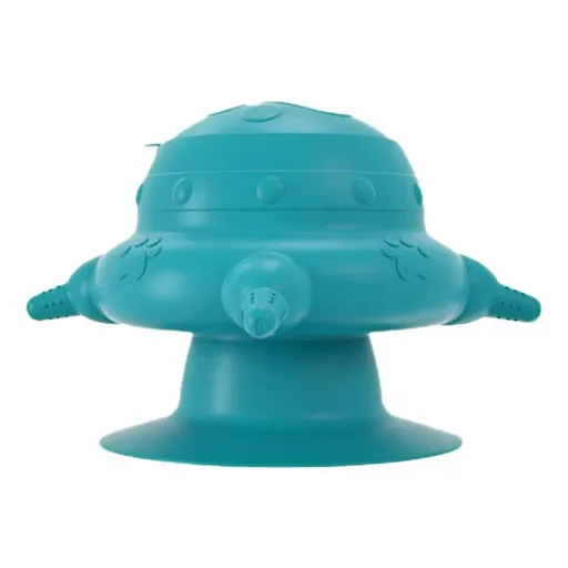 Silicone Pet Feeding Device Anti-choking Bionic Breast-feeding Water Feeder - Blue