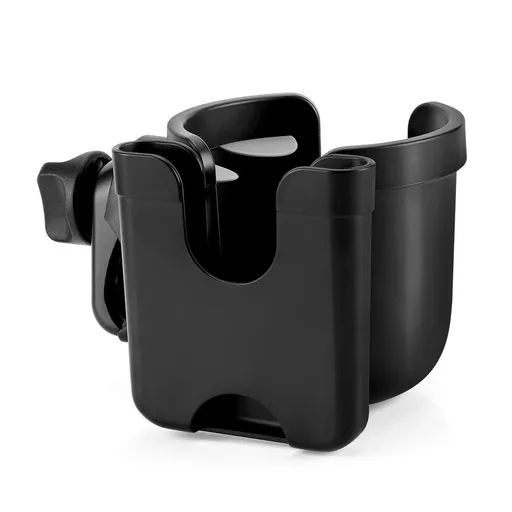 Stroller Cup Holder with Phone Holder, Bike Cup Holder, 2-in-1 Cup Phone Holder for Stroller, Bike, Wheelchair, Walker, Scooter