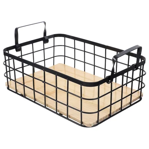 Large Wire Storage Basket Wire Basket Iron 1Set