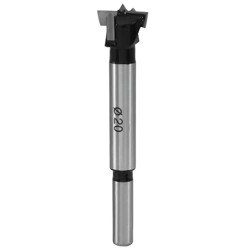 Forstner Drill Bits 20mm (25/32 inch), 2-Cutter Tungsten Carbide Wood Hole Saw Auger Opener Woodworking Tool, Upgraded Higher Hardness Cutter for Woodworking/DIY Enthusiasts.