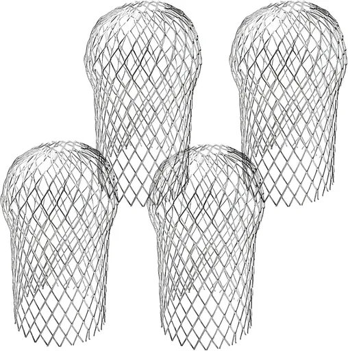 4 Pack Gutter Downsport Guards,Expandable Aluminium Gutter Downspout Protectors,Leaf Filter Strainer for Preventing Blockage Debris and Rodents from Clogging