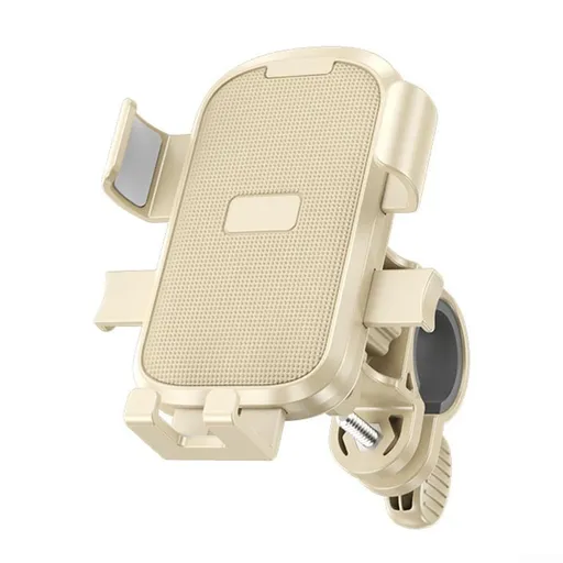 Universal Bicycle Phone Holder with 360 Degree Rotation and Secure Handlebar Mount for Bikes, Scooters and Motorcycles, Yellow