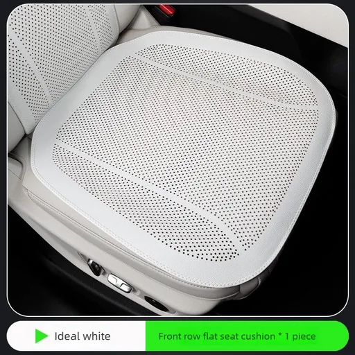 Car Seat Cushion Breathable Perforated Seat Pad, Non Slip Auto Front Seat Cover Mat for Driving Office Chair-Gray