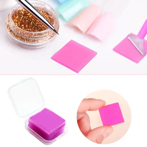 Diamond Painting Art Wax Refills for Diamond Art Dots Accessories, DIY Putty Glue and Wax for Diamond Art Embroidery Accessories with Storage Box, 6 Pcs, 0.98x0.98 0.98" x 0.98" Purple*3 Set