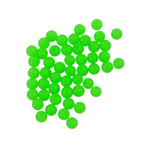 Swimerz Beads, 6mm, Lumo Green, 50 pack
