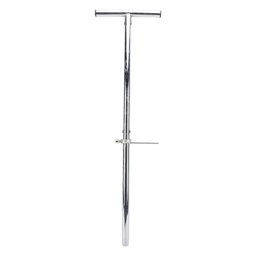 Soil Sampler with Foot Pedal T Shape Handle Stainless Steel Soil Probe Test Kit for Garden Lawn Farm