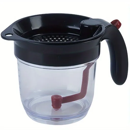 Single Fat Separator - Easy Bottom Release, Fat Strainer for Making Fat-Free Broth for Sauces, Soups, And Gravies - Kitchen - Perfect Gift for Cooking Lovers 1pc