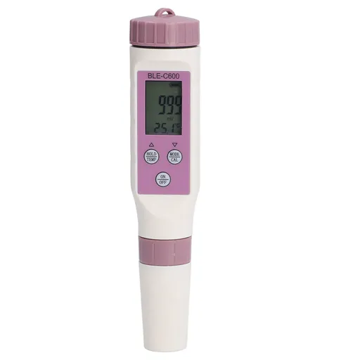 7 in 1 Bluetooth Water Quality Tester Automatically Save Data PH EC ORP Waterproof Salinity Meter for Water Fish Tank