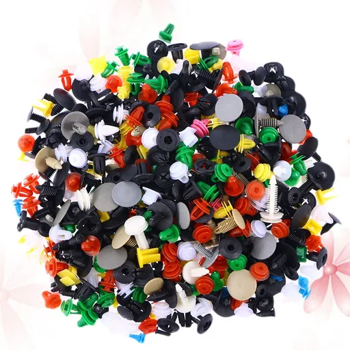 500 Pcs Retainer Clips Automotive for Car Fasteners Clips Nylon