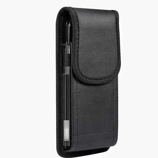 Phone Bag - Phone Holder Belt Men - Belt Clip - For Mobile Phones 6.2-6.5 Inches - Waist Bag - Outdoor Belt Bag - Survival Bag - Black