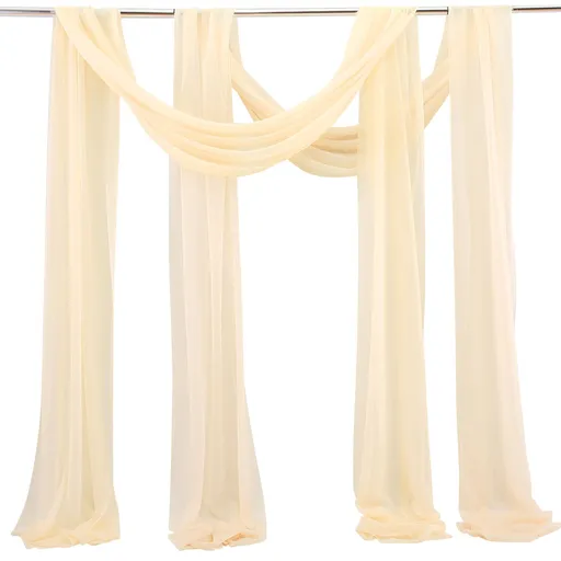 Wedding Arch Chiffon Fabric Drapery Wedding Drapery Arch Decoration Wedding Decor