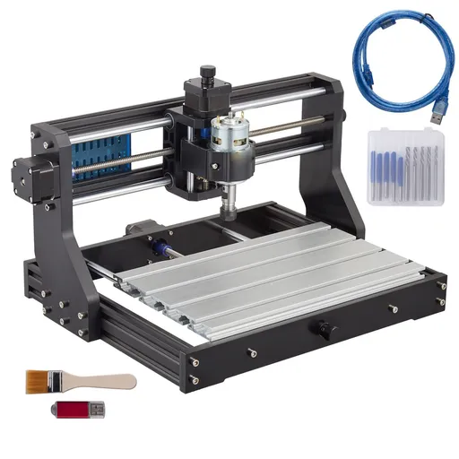 CNC 3018 Pro CNC 3018 300×180×45 mm CNC Machine GRBL Control Mini Engraver with Offline Controller 3 Axis Engraving Machine for Carving Milling Plastic, Acrylic, PVC and Wood