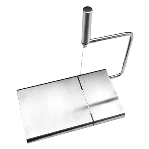 Cheese Cutter Board Stainless Steel Household Anti Corrosion Cheese Cutter with 6PCS Cutting Wire for Kitchen