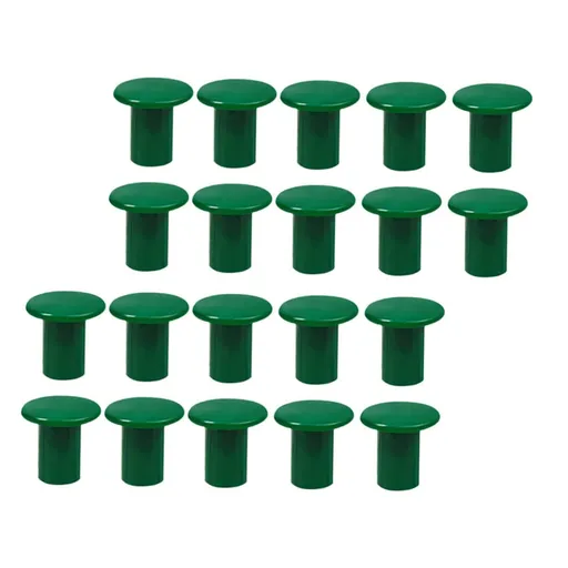 50pcs Garden Pole Set Cane Sleeve Covers Outdoor Garden Cane Caps Cane Topper Protectors Protective Caps Plastic Cane Caps