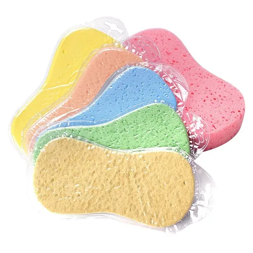 Car Wash Sponges,High Density Porous Car Wash Sponges with Bone Design, Non-Scratch Cleaning and Polishing Tools in Random Colors, Durable for Vehicle Care