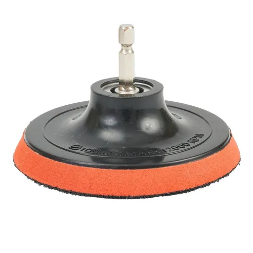 1 Set 100Mm Sanding Disc 60-240 Grit Sandpaper Buffing Wheel Hook-And Loop-Backing Pads For Electric Drill Grinder Rotary Tool Smile Home