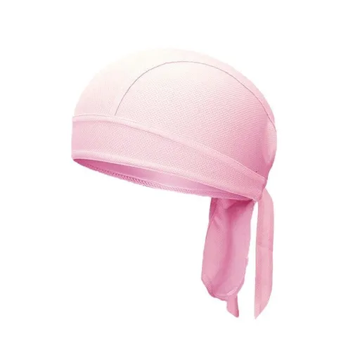 Durag Bandanna Cap Cycling Head Wraps Skull Cap Scarves Caps Motorcycle Sports - Pink