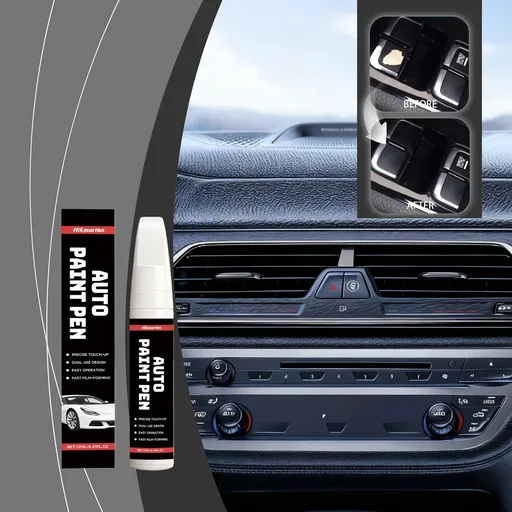3-Pack Car Interior Paint Touch-Up Pen – Quick Color Restoration Scratch Repair Fixer for Automotive Leather Plastic, Central Control Button and Dashboard