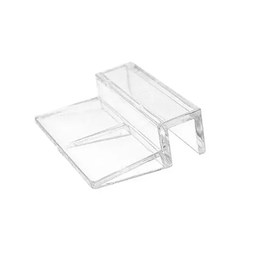 4Pcs Aquarium Fish Tank Glass Cover Support Holder Acrylic Clip Bracket 6/8/10/12mm - 10mm