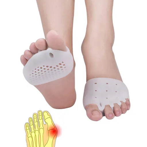 Ball of Foot Cushions, Metatarsal Pads, Toe Separator, Toe Spacers, Breathable & Soft Gel Foot Pads, Forefoot Pads