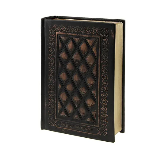 （Black gold）Retro Vintage Embossed Leather Gold Hard Cover Notebook Personal Diary Hardcover Blank Travel Journal Note Memo Sketch