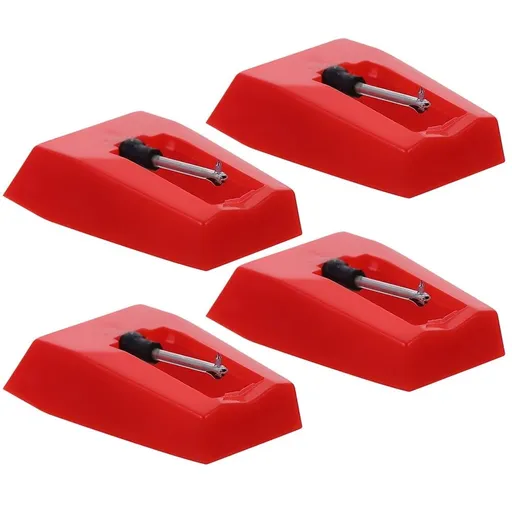 Stylus Needle 4pcs Replacement Record Player Stylus Turntable Record Player Needle Phonograph Replacement Stylus,0.71"X0.43"X0.39