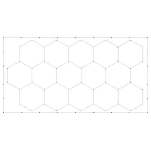 Hexagon Garage Lights 66300LM 15 Grids Honeycomb LED Shop Ceiling Light