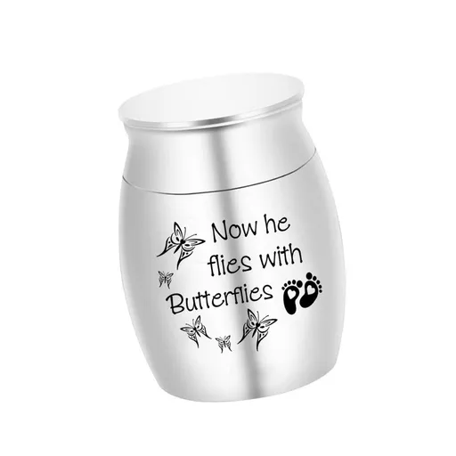 Small Cremation Keepsake Urns for Human Ashes Mini Cremation Urn Small Funeral Urns for Ashes Stainless Steel Cremation Funeral