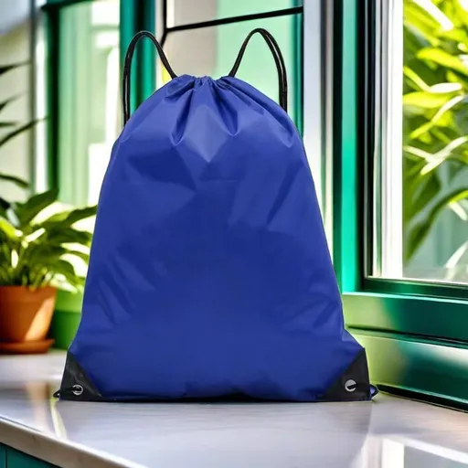 Polyester Drawstring Sports Backpack Gym Basketball Sack Bag