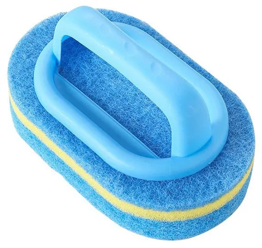 Cleaning Sponge with Handle, Multifunctional Magic Sponge for Kitchen Bathroom and Glass, Non Electric