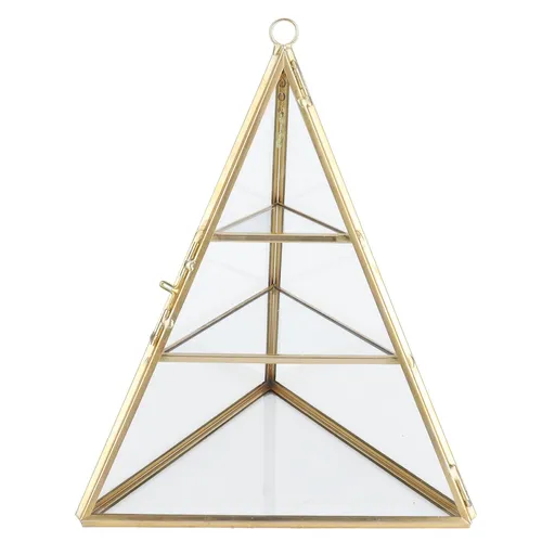 Jewelry Storage Rack Pyramid Shape 3 Layers Decorative Display Stand for Earrings Necklaces Bracelets