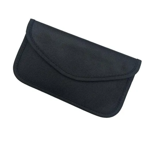 Car Key Case For Faraday Cage Fob Pouch Keyless RFID Blocking Bag - Black