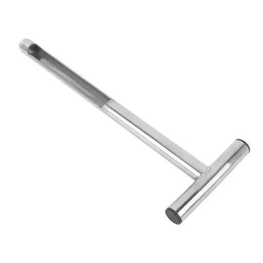 Soil Sampler with 2 Sampling Bags Reusable Stainless Steel T Handle Soil Probe for Plant Care Garden Lawn Farm