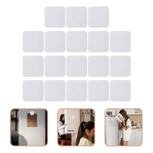 18-Piece White Sublimation Refrigerator Magnet Blanks for Custom Printing, Crafting, Projects and