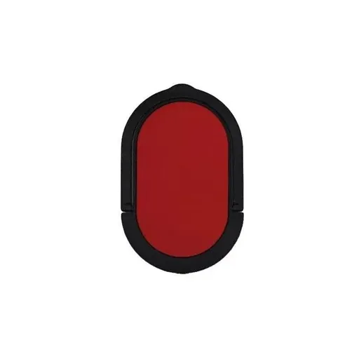 Iring Phone Ring Finger Holder Stand Car Mount Hook For Iphone Ipad Mobile Grip - F- Red