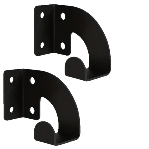 2PCS Chainsaw Hanger, Heavy Duty Chainsaw Wall Mount Holder, Organizer Mounted Chainsaw Rack, Chain Saw Hanger for Garden, Garage, Workshop, Black