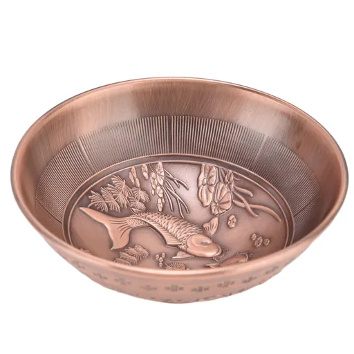 Incense Burner Retro Home Copper Alloy Vintage Style Red Copper