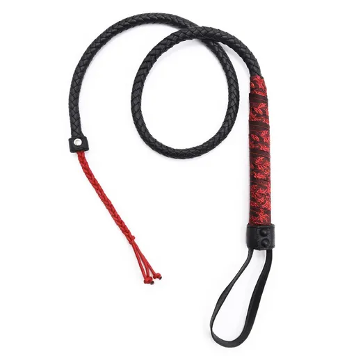 House Of Dasein Handwoven Whip Chinese Style Handle Leather Sex Toy