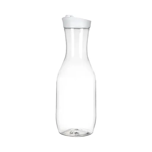 Water Carafe With Lid, Plastic Juice Pitcher Carafe, Drink Containers For Parties, Tea, Wine, And Juice, Food Grade, Not Dishwasher Safe