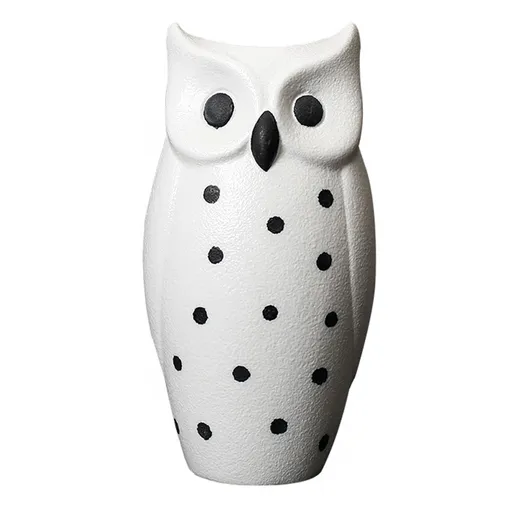 Flower Pots Nordic Modern Vase Decoration Owl Decorative Ceramic Desktop Crafts Ornament