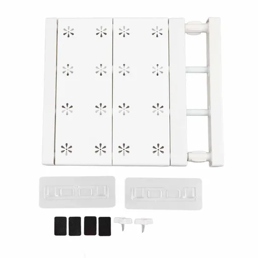 Closet Dividers Shelf Dividers Closets Shelf Closet Separator Stretchable Perforation Free for Organization Shortage Length 11.81‑15.75in
