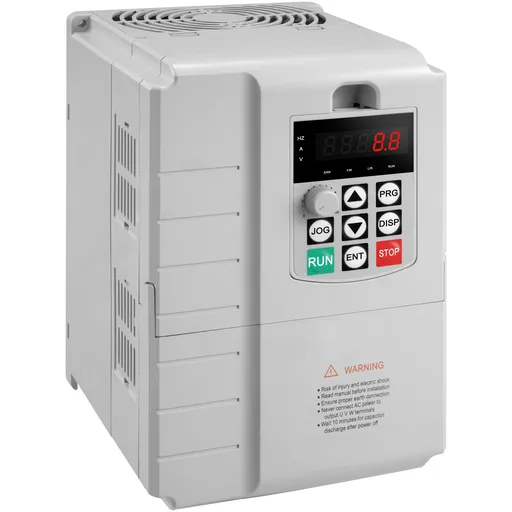 VFD 10HP, 7.5KW, 34A, 1 Phase 220V-240V Input to 3 Phase 220V-240V Output Variable Frequency Drive, 0-400Hz VFD for AC Motor Speed Control