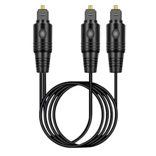 1/2 Digital Audio Fiber Optic Cable,Square to Square Power Amplifier Connection Cable,Audio Cable