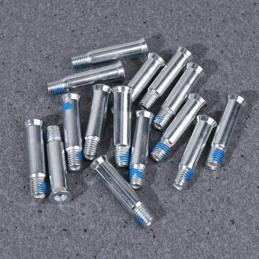 Plated Skate Axle Nuts 14 Pieces Replacement Hardware for Inline and Roller Skates