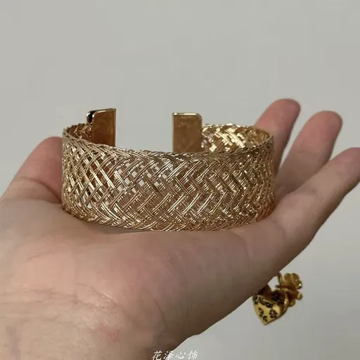 Trendy Stacking Bangle | Halloween Party Jewelry Gift | Elegant Wide‑Edge Versatile Wrist Bracelet