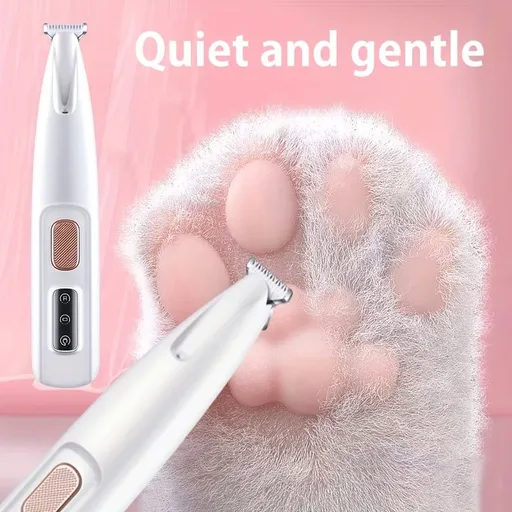 Low-Noise Pet Clipper for Dogs & Cats: Quiet Design to Reduce Stress, Rounded Blades for Gentle Grooming, 90-Minute Runtime