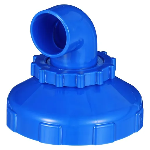 360° Rotatable Pool Jet Nozzle, Swivel Inlet Fitting for Swimming Pool Return Jet Replacement, Adjustable Directional Eyeball with Hose Clamp, Compatible with Intex Spa Circulation Accessories - Blue - Size 1pcs
