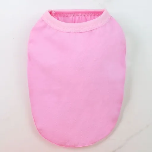 Cotton Pet Vest Clothing for Dogs and Cats by shine Pure cotton vest dark pink 2XL bust 55 back length 42cm