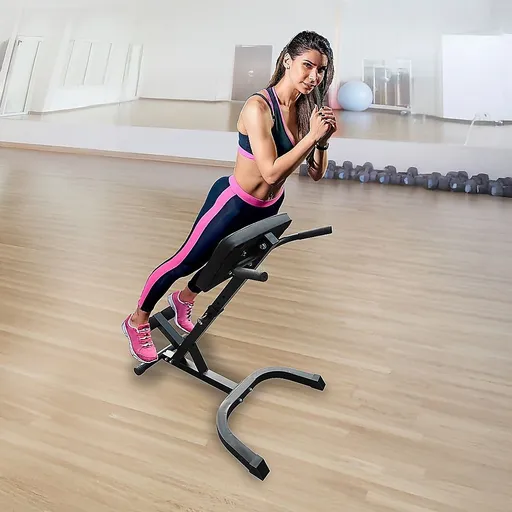 45 Degree Hyperextension Bench for Abdominal and Lower Back Strength Training Exercise