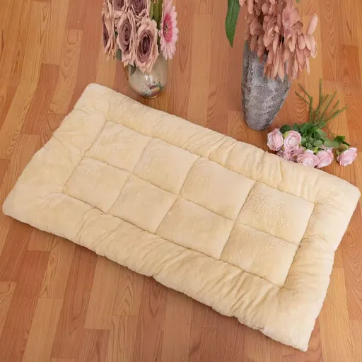 Washable Pet Bed, Thick Warm Padding, Arthritis Relief, Golden Retriever（camel）